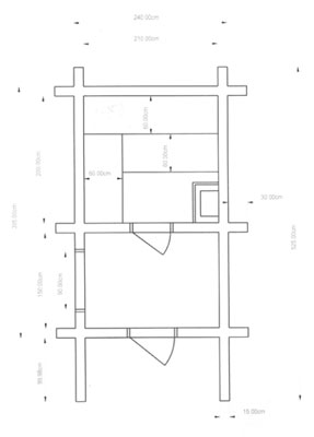 Naturstammhaus-Grundriss der Familie Gerlach