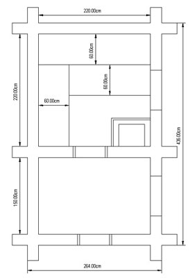 Naturstammhaus-Grundriss der Familie Preußner