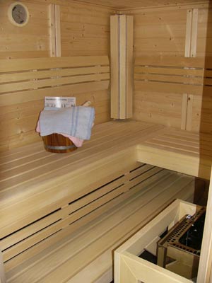 Sauna-Foto der Familie Pilz