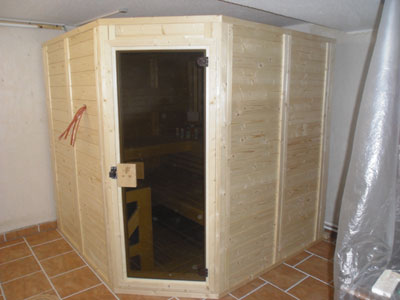 Sauna-Foto der Familie Ramin