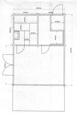 Sauna-Grundriss der Familie Reuter