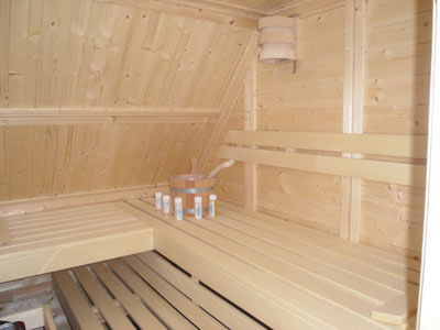Sauna-Foto der Familie Richter