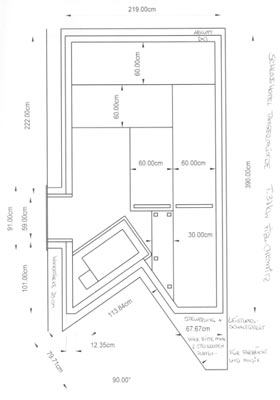 Sauna-Grundriss im Ringhotel Tangermünde