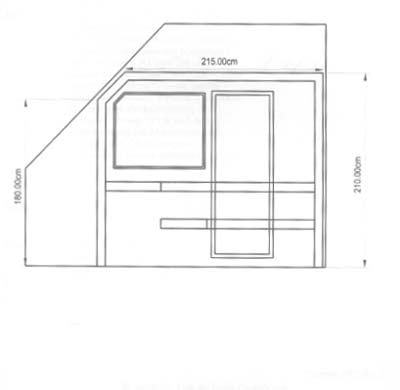 Sauna-Grundriss der Familie Roitzsch
