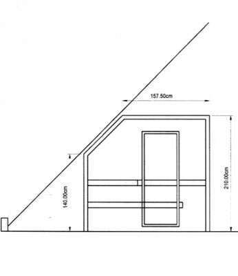 Saunabau-Grundriss der Familie Rosenhagen