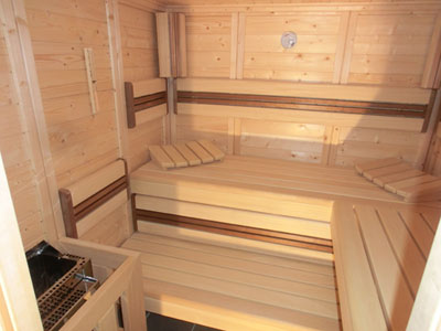 Sauna-Foto der Familie Menges
