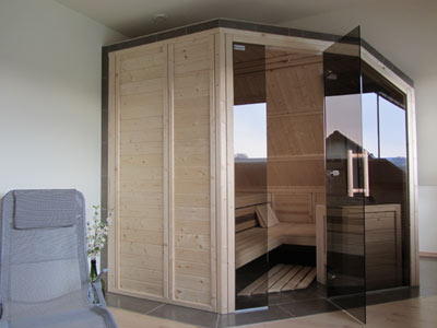 Sauna-Foto der Familie Binder
