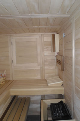 Premium-Sauna der Familie Walter