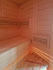 Sauna mit Steinwand