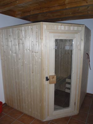 Sauna-Foto der Familie Schiller