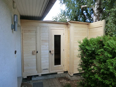 Sauna-Foto der Familie Schlüter