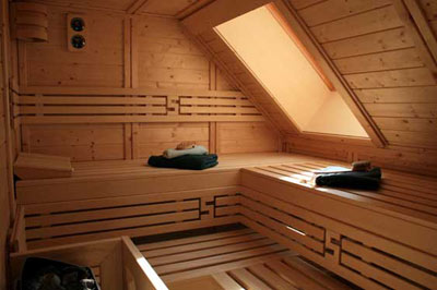 Sauna-Foto der Familie Schmidt
