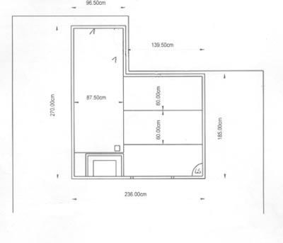 Sauna-Grundriss der Familie Schmidt