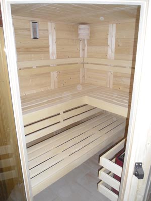 Sauna-Foto der Familie Schön