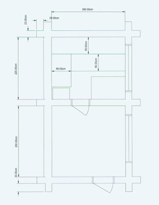 Naturstammhaus-Grundriss der Familie Schreiber