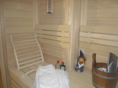 Sauna-Foto der Familie Schultz