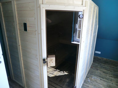 Sauna der Familie Sehm