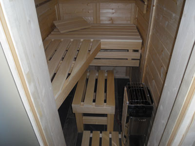 Sauna-Foto der Familie Sohrmann