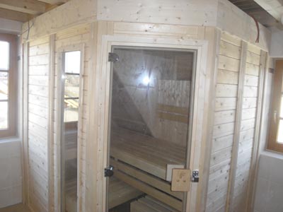 Sauna-Foto der Familie Sporckhorst