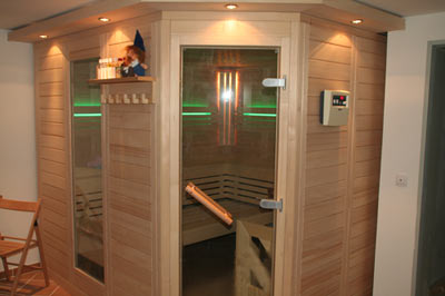 Sauna-Foto der Familie Steil
