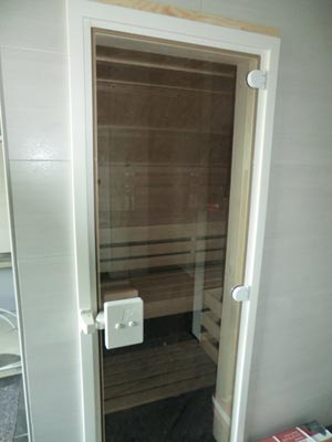 Sauna-Foto der Familie Trommer