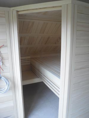 Sauna-Foto der Familie Weber