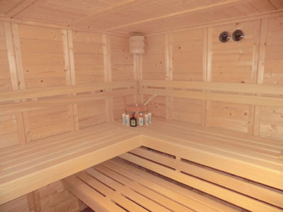 Sauna-Foto der Familie Weinrich