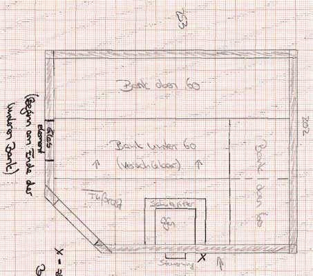 Sauna-Grundriss der Familie Wolf