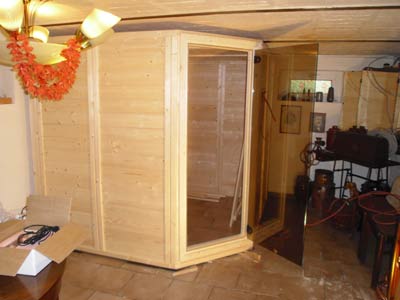 Sauna-Foto der Familie Zimmer