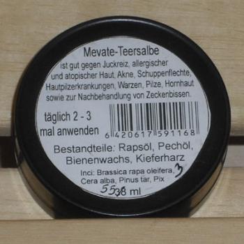 Teersalbe Mevate - original finnisch