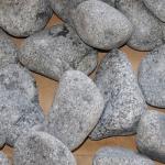 Saunasteine, rund, Steingröße über 10 cm - 10 kg Karton
